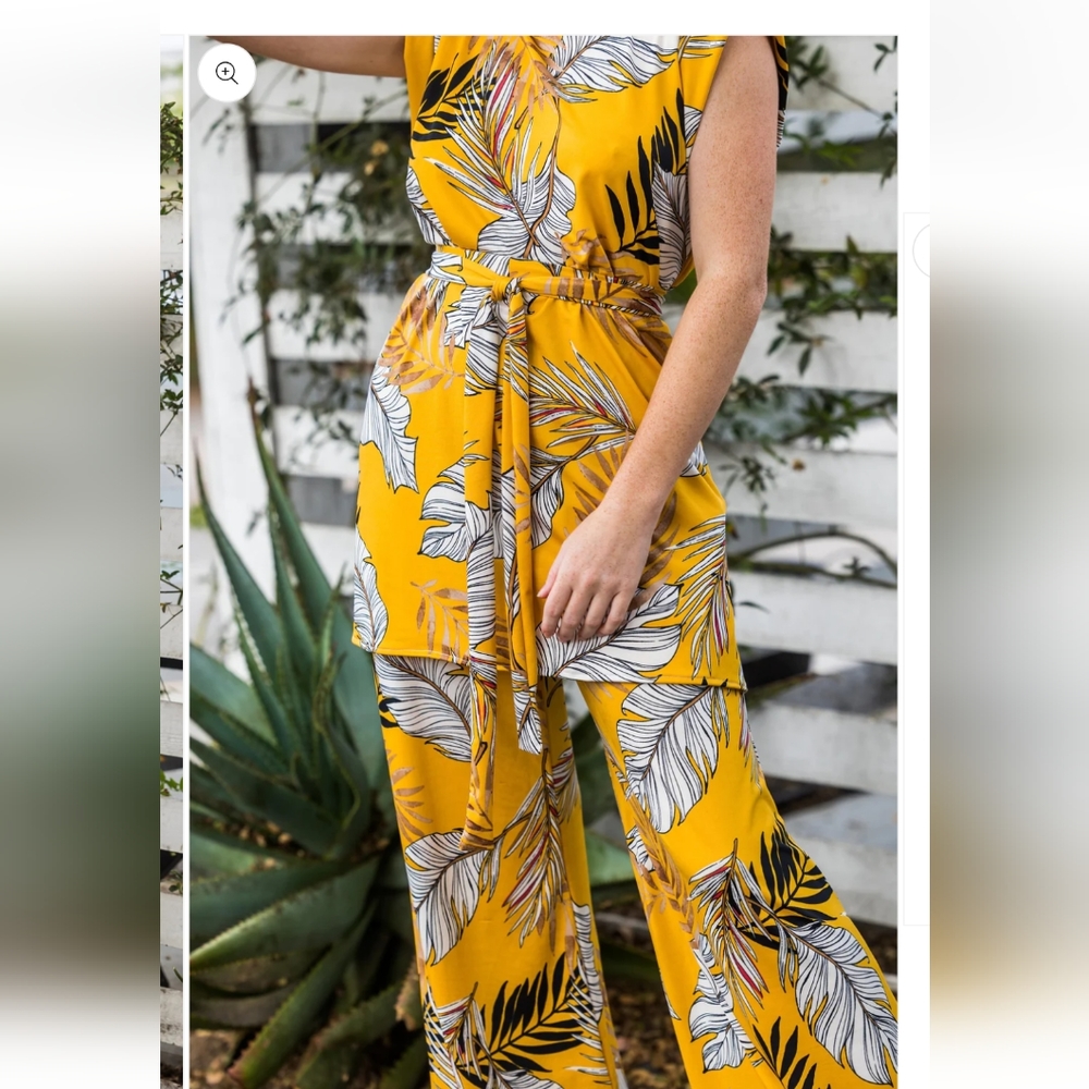 JENNAFER GRACE Antigua Sol Tunic & Palazzo Set L/XL - Picture 4 of 7